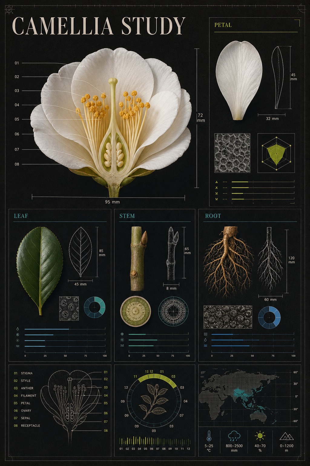 Seedream 5.0 Pro botanical infographic workflow example